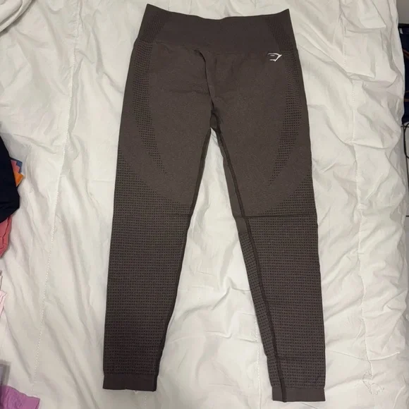Gymshark VITAL SEAMLESS LEGGINGS - Espresso Marl - Picture 4 of 5